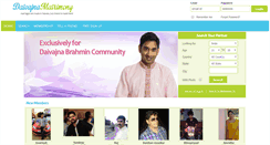 Desktop Screenshot of daivajnamatrimony.com