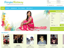 Tablet Screenshot of daivajnamatrimony.com